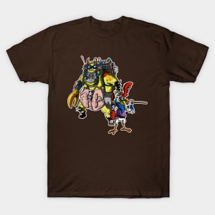 cow and chicken postapocalypse T-Shirt